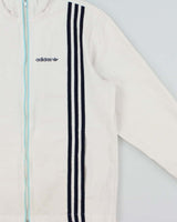 Vintage Y2K 00s Adidas Originals Embroidered Lightweight Canvas Twill Jacket - XS