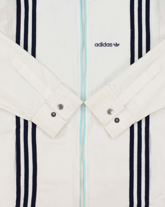 Vintage Y2K 00s Adidas Originals Embroidered Lightweight Canvas Twill Jacket - XS