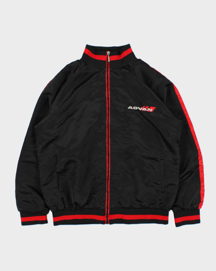 Vintage Y2K 00s Yokohama Advan Racing Two-Tone Satin Track Jacket - L