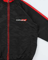 Vintage Y2K 00s Yokohama Advan Racing Two-Tone Satin Track Jacket - L