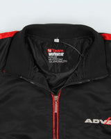 Vintage Y2K 00s Yokohama Advan Racing Two-Tone Satin Track Jacket - L