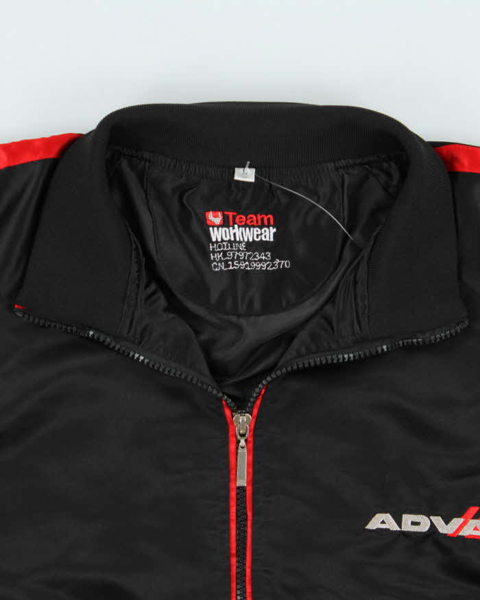 Vintage Y2K 00s Yokohama Advan Racing Two-Tone Satin Track Jacket - L