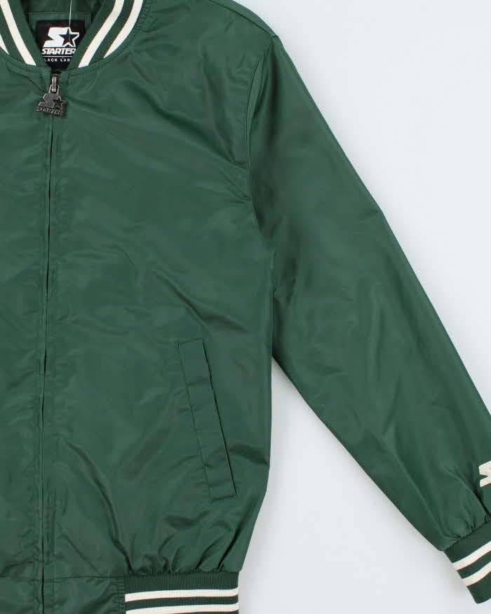 Vintage Starter Black Label Classic Shell Varsity Bomber Jacket - XS
