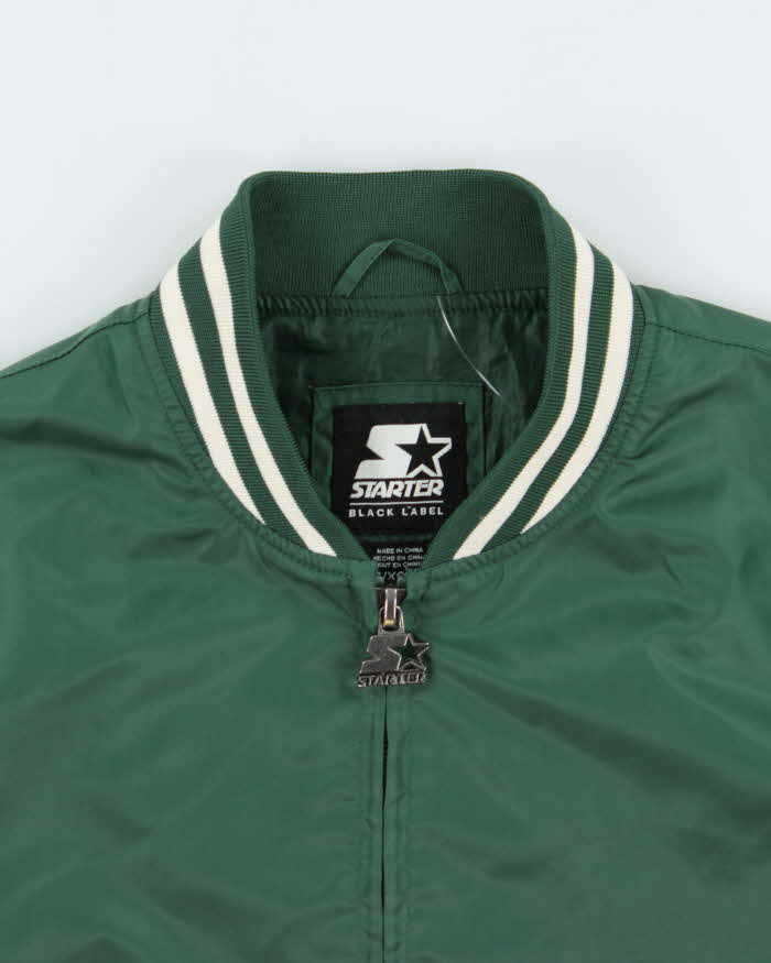 Vintage Starter Black Label Classic Shell Varsity Bomber Jacket - XS