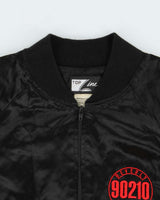 Vintage 1990 Beverley Hills 90210 Official TV Production Satin Made In USA Bomber Jacket - L