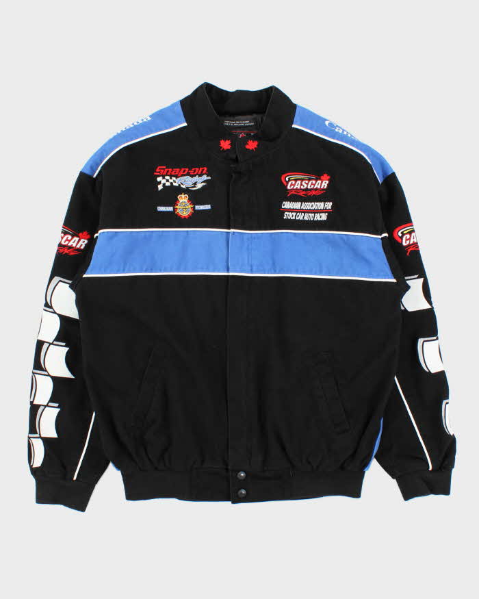 Vintage Y2K 00s Cascar Stock Racing Snap-On Choko Motorsports Bomber Jacket - S