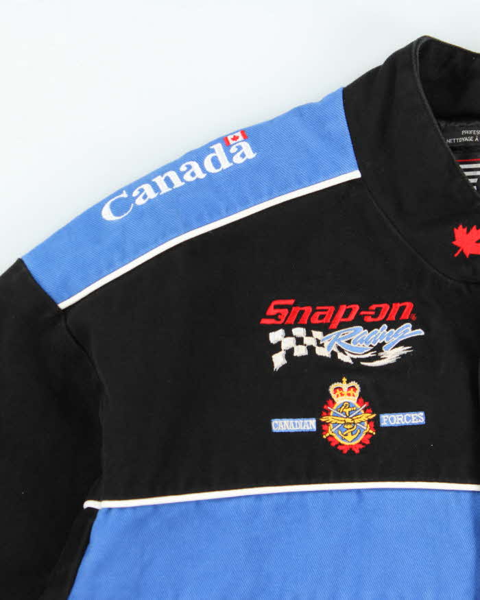 Vintage Y2K 00s Cascar Stock Racing Snap-On Choko Motorsports Bomber Jacket - S