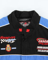 Vintage Y2K 00s Cascar Stock Racing Snap-On Choko Motorsports Bomber Jacket - S