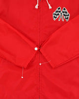 Vintage 1970s Sexton Made In Canada Lightweight Embroidered Hooded Racing Jacket - XL