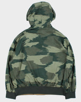 Vintage Armani Exchange Camo Khaki Reversible Soft Shell Windbreaker Jacket - L