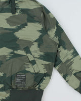 Vintage Armani Exchange Camo Khaki Reversible Soft Shell Windbreaker Jacket - L