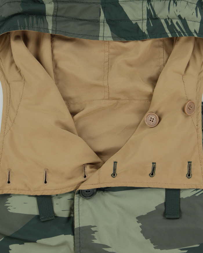 Vintage Armani Exchange Camo Khaki Reversible Soft Shell Windbreaker Jacket - L