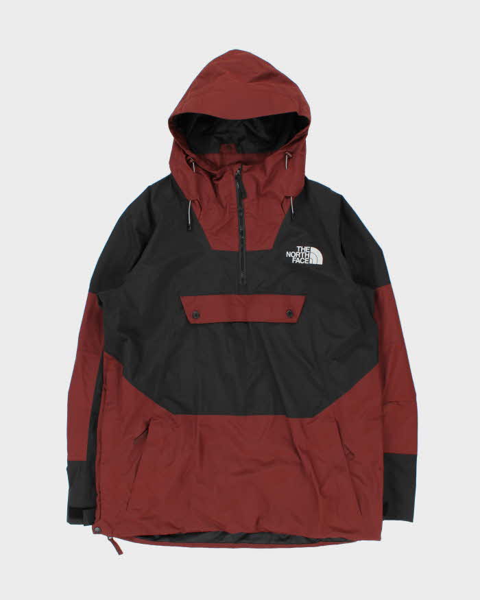 The North Face Silvani DryVent Sequoia/Black Quarter-Zip Pullover Snowboard Ski Jacket - L