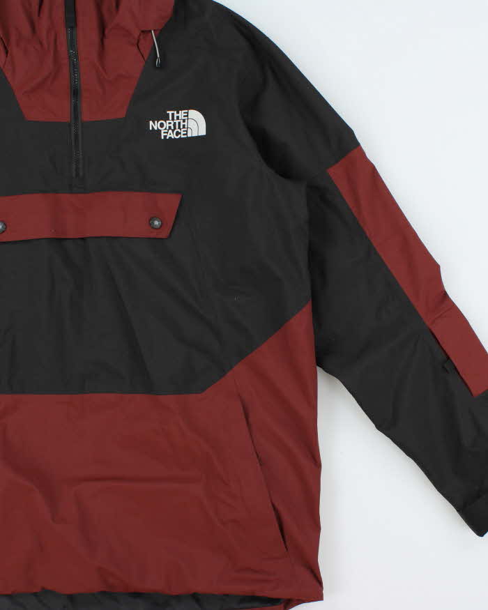 The North Face Silvani DryVent Sequoia/Black Quarter-Zip Pullover Snowboard Ski Jacket - L