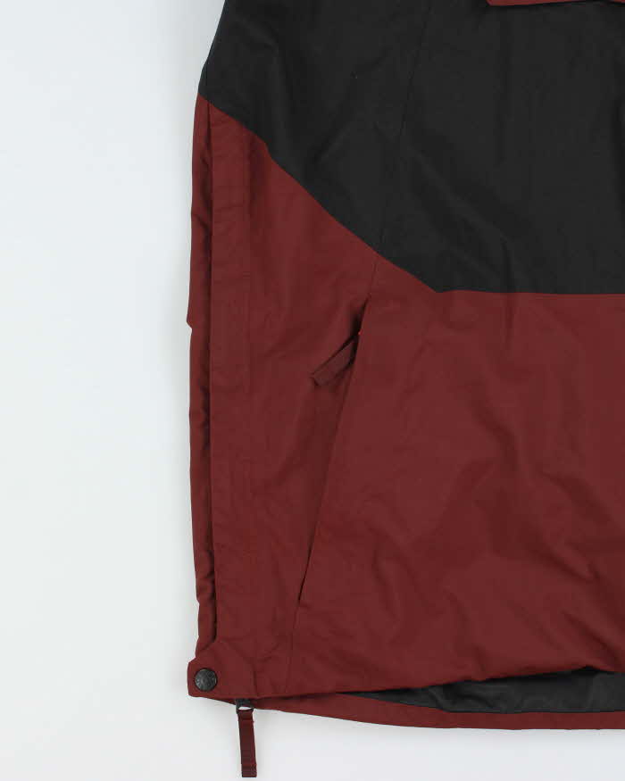 The North Face Silvani DryVent Sequoia/Black Quarter-Zip Pullover Snowboard Ski Jacket - L