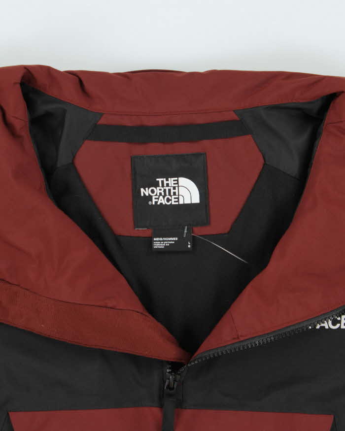 The North Face Silvani DryVent Sequoia/Black Quarter-Zip Pullover Snowboard Ski Jacket - L