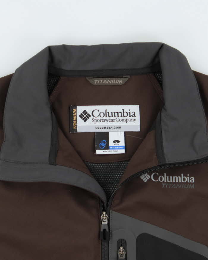 Vintage Columbia Titanium Soft Shell Interchange Technical Jacket - L
