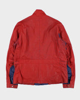 Vintage Napapijri Jacket Linen Waxed Cotton Exploration Jacket - L