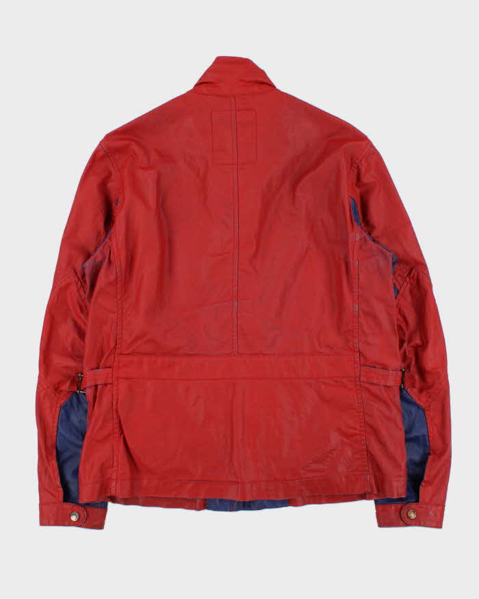 Vintage Napapijri Jacket Linen Waxed Cotton Exploration Jacket - L