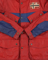 Vintage Napapijri Jacket Linen Waxed Cotton Exploration Jacket - L