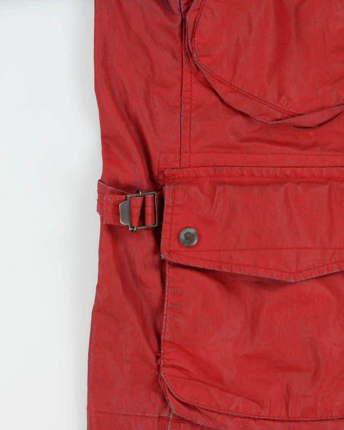 Vintage Napapijri Jacket Linen Waxed Cotton Exploration Jacket - L