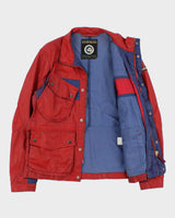 Vintage Napapijri Jacket Linen Waxed Cotton Exploration Jacket - L
