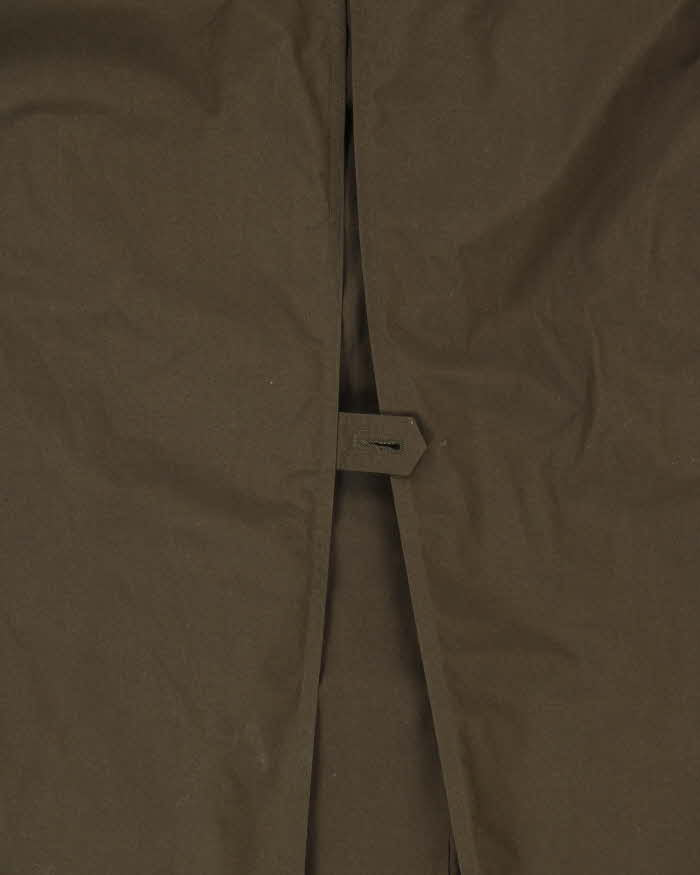 Vintage 1990s Pierre Cardin Khaki Double Breasted Weatherproof Insulated Trench Coat - XXL