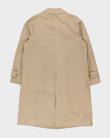 Vintage 1990s Burberry Wool Insulated Nova Check Lined Weatherproof Classic Mac - L