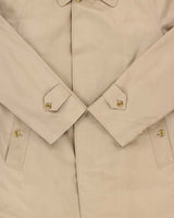 Vintage 1990s Burberry Wool Insulated Nova Check Lined Weatherproof Classic Mac - L