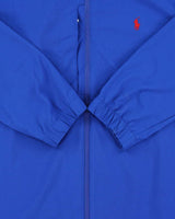 Vintage Polo Ralph Lauren Cobalt Soft Shell Hooded Windbreaker Jacket - XXL