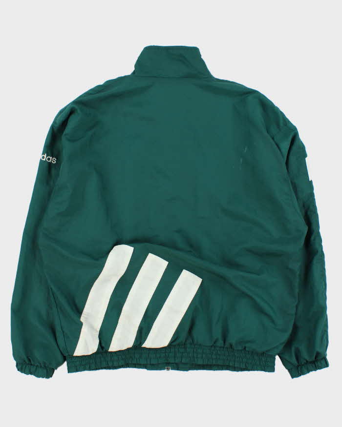 Vintage 1990s Adidas Three-Stripe Classic Shell Windbreaker Jacket - L