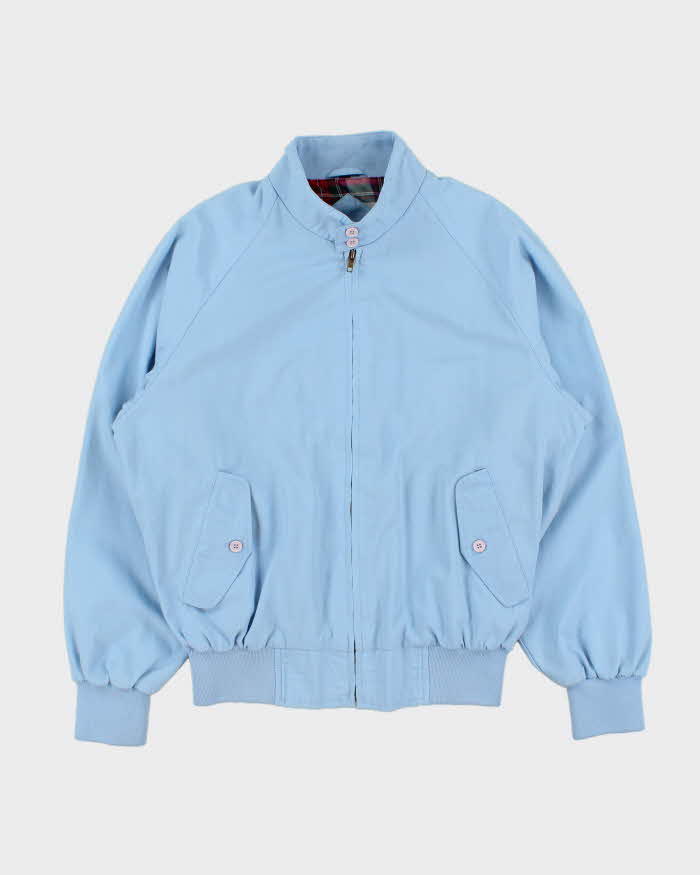 Vintage 1990s Knights Bridge Baby Blue Harrington Jacket - M