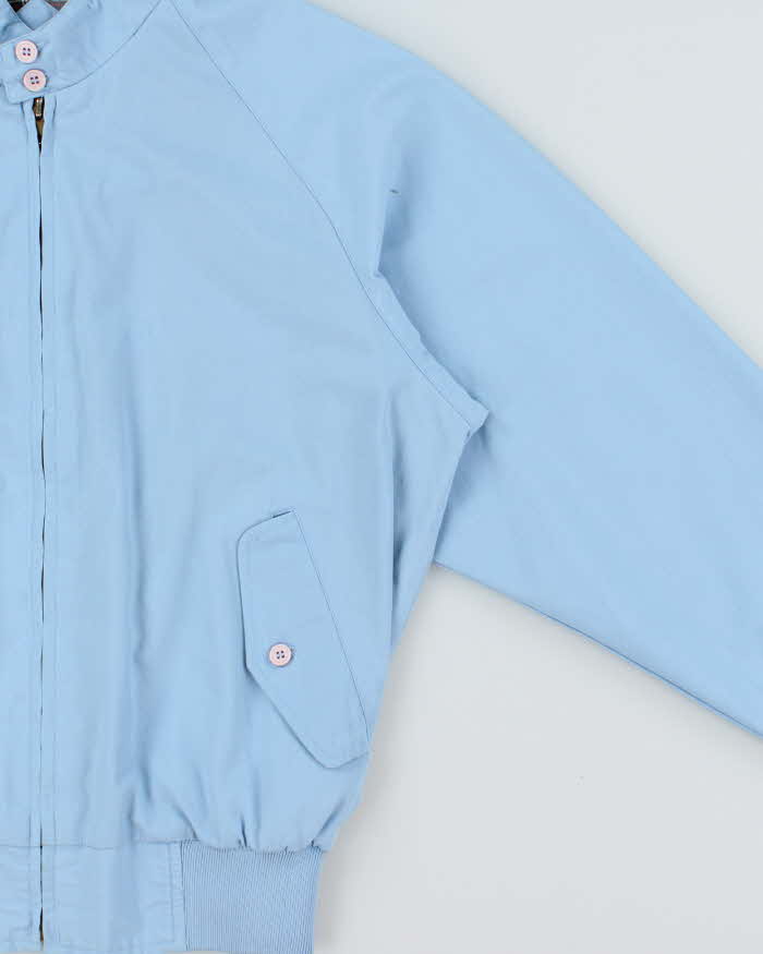 Vintage 1990s Knights Bridge Baby Blue Harrington Jacket - M