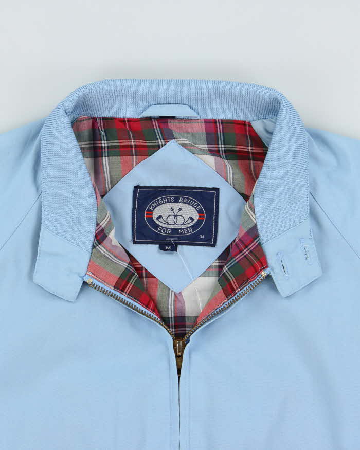 Vintage 1990s Knights Bridge Baby Blue Harrington Jacket - M