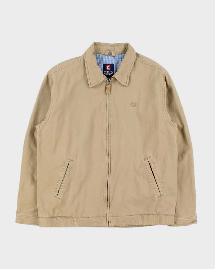 Vintage Y2K 00s Chaps Canvas Harrington Jacket - S