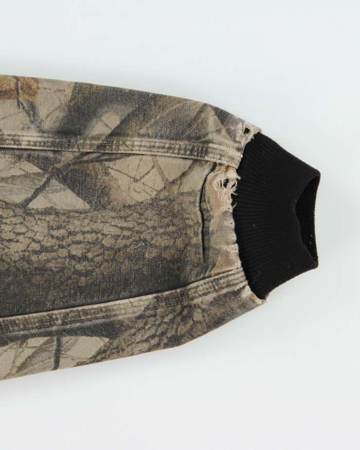Vintage 2008 Y2K Carhartt J144 Active Made In USA Realtree Camo Duck Canvas Bomber Jacket - XXL