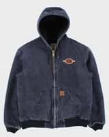 Vintage 2007 Y2K Carhartt J130 MDT Active Duck Canvas Quilt Lined Bomber Jacket - M