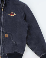 Vintage 2007 Y2K Carhartt J130 MDT Active Duck Canvas Quilt Lined Bomber Jacket - M