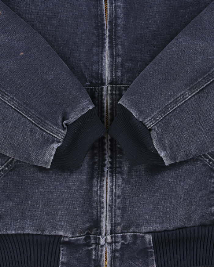 Vintage 2007 Y2K Carhartt J130 MDT Active Duck Canvas Quilt Lined Bomber Jacket - M