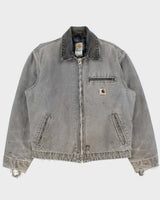 Vintage 2004 Y2K Carhartt J97 MTL Detroit Made In USA Blanket Lined Duck Canvas Workwear Jacket - M