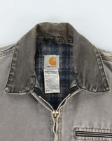 Vintage 2004 Y2K Carhartt J97 MTL Detroit Made In USA Blanket Lined Duck Canvas Workwear Jacket - M