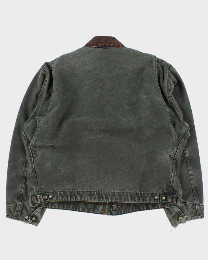 Vintage 2006 Y2K Carhartt J97 Mos Detroit Blanket Lined Duck Canvas Workwear Jacket - XL