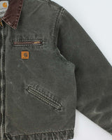 Vintage 2006 Y2K Carhartt J97 Mos Detroit Blanket Lined Duck Canvas Workwear Jacket - XL
