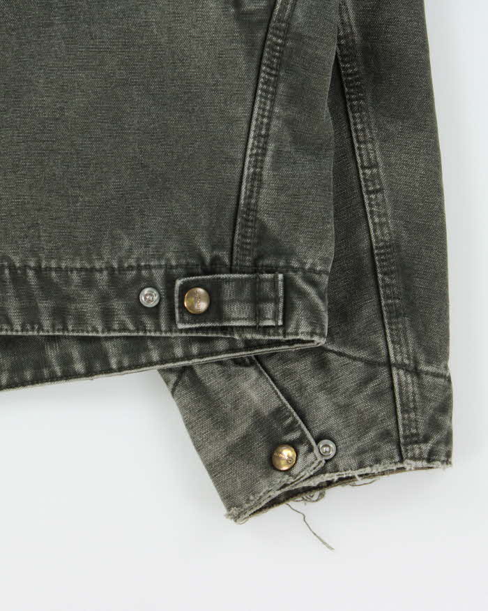 Vintage 2006 Y2K Carhartt J97 Mos Detroit Blanket Lined Duck Canvas Workwear Jacket - XL