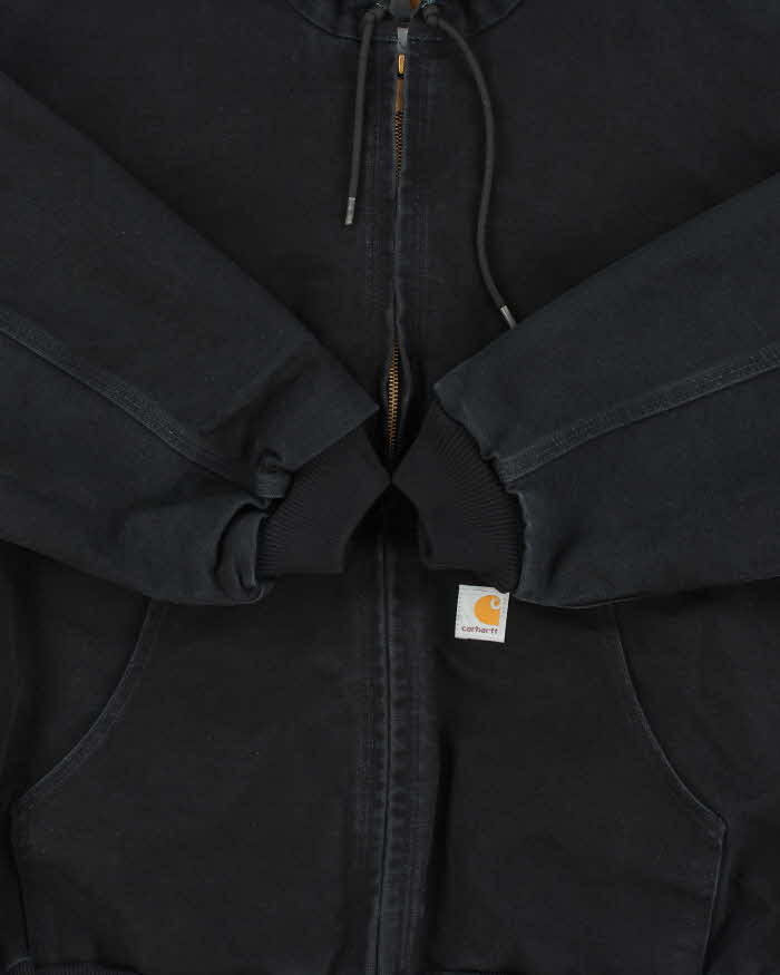 Vintage Y2K 00s Carhartt J130 BLK Active Mesh Lined Duck Canvas Bomber Jacket - XXL