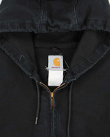 Vintage Y2K 00s Carhartt J130 BLK Active Mesh Lined Duck Canvas Bomber Jacket - XXL