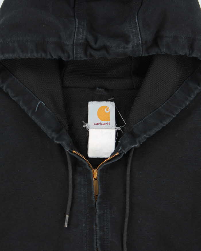 Vintage Y2K 00s Carhartt J130 BLK Active Mesh Lined Duck Canvas Bomber Jacket - XXL
