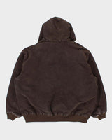 Vintage Carhartt J140 DKB Active Quilt Lined Washed Duck Canvas Bomber Jacket - XXXL