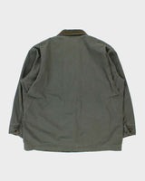 Vintage Y2K 00s L.L.Bean Khaki Duck Canvas Chore Jacket - XXL