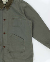 Vintage Y2K 00s L.L.Bean Khaki Duck Canvas Chore Jacket - XXL